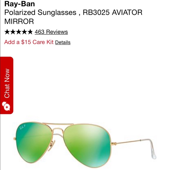 Ray Ban Flash Mirror Green Sunglasses - Picture 6 of 7